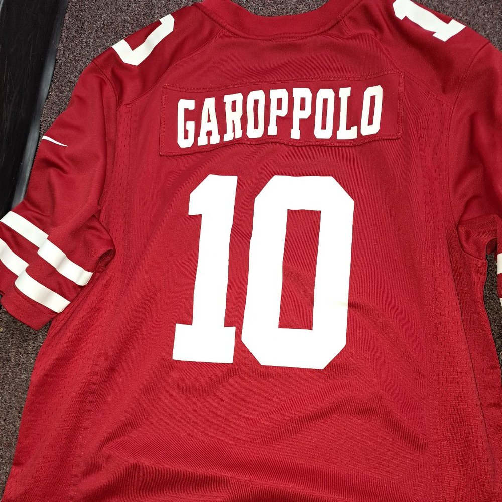 49ERS JERSEY AUTHENTIC NUMBER 10 GAROPPOLO JIMMY